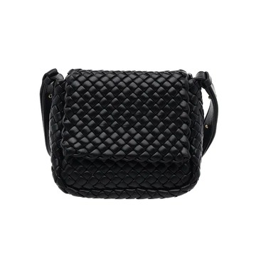 BOTTEGA VENETA 762711 小號 COBBLE編織翻蓋包斜背包