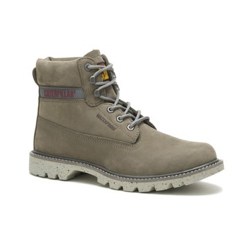 CAT COLORADO 2.0 WP 防水皮革靴 女鞋灰綠