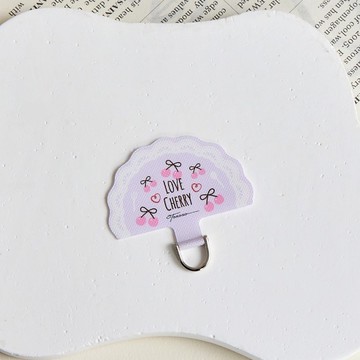 櫻桃蕾絲手機掛片/夾片