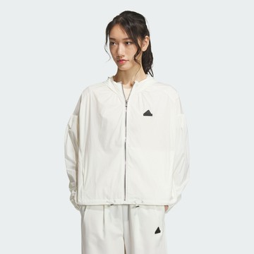 【ADIDAS】TECH UPF HD JKT 風衣外套 女 白色-IM8837