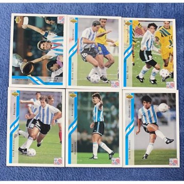足球球星卡 美國亞德公司出品 1994 94世界杯 阿根廷隊全套及單卡