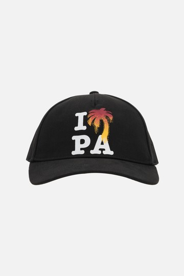 PALM ANGELS I Love PA drill baseball cap Man