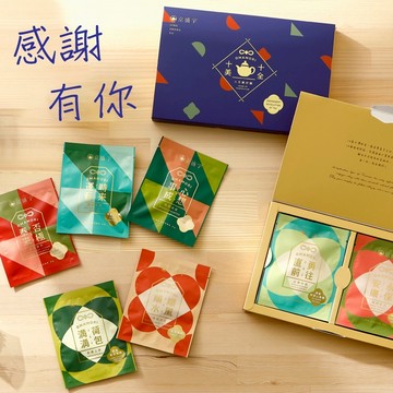 感謝有你💖【京盛宇】十全十美御守袋茶禮盒（10種茶包共10入）｜茶包禮盒｜伴手禮｜送禮｜生日禮