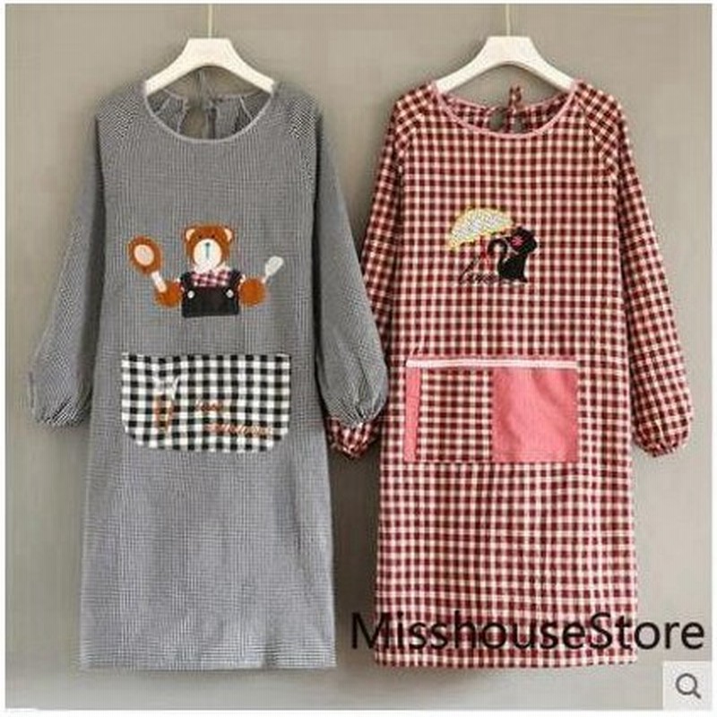 保育士 ワークエプロン レディース 業務用 スモック おしゃれ かっぽう着 割烹着 女性 エプロン 飲食店 ワンピース かわいい 通販 Lineポイント最大get Lineショッピング