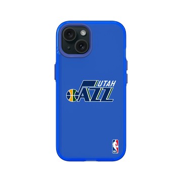 iPhone 15 Clear 激光藍 - NBA - Logo-猶他爵士 Utah Jazz - Light