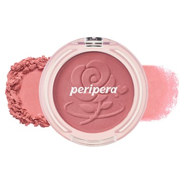 peripera 刻字微笑腮紅 4.1g 台灣公司貨  28 浪漫玫瑰  1個