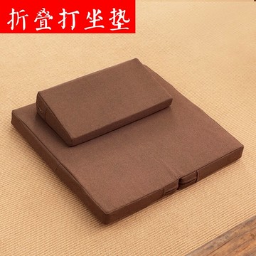 折疊蒲團冥想打坐墊禪修墊家用地上坐禪墊拜墊拜佛墊跪墊榻榻米墊