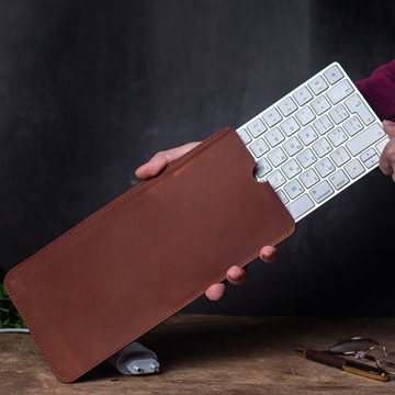 適用于Apple妙控鍵盤保護套防刮花皮質鍵盤收納袋無線鍵盤包