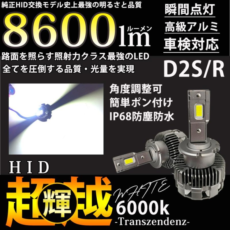 トレフォイル LEDヘッドライト D2S 純正HID 交換バルブ ミツビシ