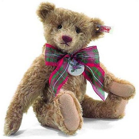 Steiff シュタイフ 2009 Mohair Amelia The Holiday Teddy Bear 