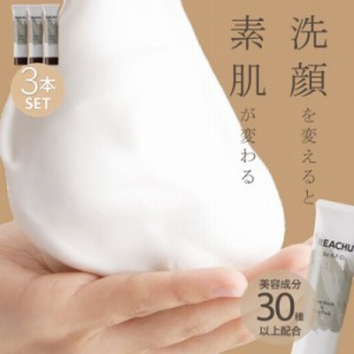 50 Offクーポン 3本セット 洗顔 洗顔フォーム 洗顔料 泡 ニキビ 毛穴 Reachu リーチュ 100g もちもち 濃密泡 クレイ 泥パック 泥洗顔 通販 Lineポイント最大get Lineショッピング