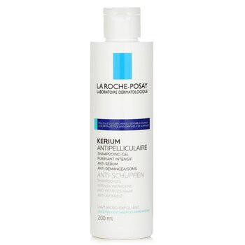 【La Roche Posay】抗屑洗髮露 Kerium Anti-Dandruff Micro-Exfoliating LHA Gel Shampoo (油性頭皮屑頭皮適用)