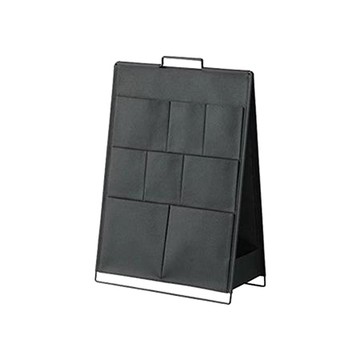 KING JIM落地型可折疊雙面收納架/KSP001F-BK/黑