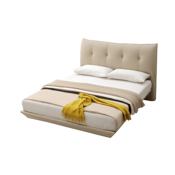 ASSARI-奶油風懸浮床組(床片+懸浮床底)雙大6尺