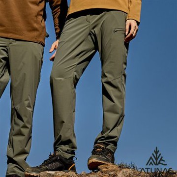 【ATUNAS 歐都納】女款CORDURA透氣彈性長褲A1PAGZ05W深綠/登山機能褲/彈性長褲/抗UV/彈性/防潑水/專業登山