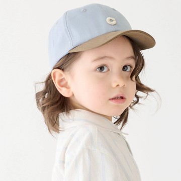 petit main 品牌旗艦店  【UV加工】【棉100%】字母LOGO棒球帽 【日本直接出貨】