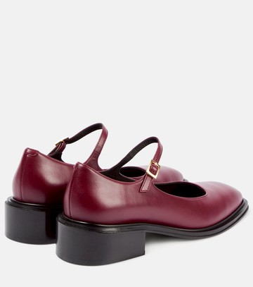 Souliers Martinez Penelope leather ballet flats