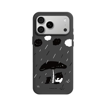 iPhone 18 Pro Max SolidX 黑 - 馬來貘 Laimo - 下雨了(透明款)