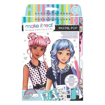 俏麗女孩  女孩著色繪本  Make It Real LLC