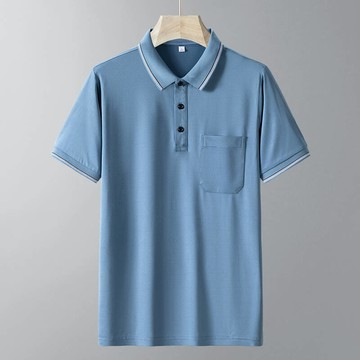 🚚桃園出貨 帶口袋🧊涼感POLO衫 冰絲POLO衫 排汗衫 工作服 短袖polo衫 翻領t恤 polo衫 涼感polo衫