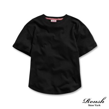 Roush 女生韓版弧形下擺短Tee(2611002)