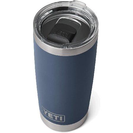 YETI Rambler 20オンス タンブラー ステンレススチール 真空断熱 MagSlider蓋付き並行輸入品