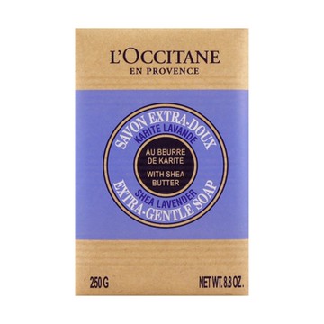 (即期品)L’OCCITANE 歐舒丹 乳油木薰衣草皂 250g（效期至2026年01月.百貨公司貨）