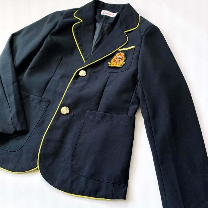 キッズ フォーマルスーツ 黒 金ボタン 可愛い 卒服 制服風 チェック柄 楽天市場】JK 制服 女の子 セットアップ 4点セット 黒 スーツ