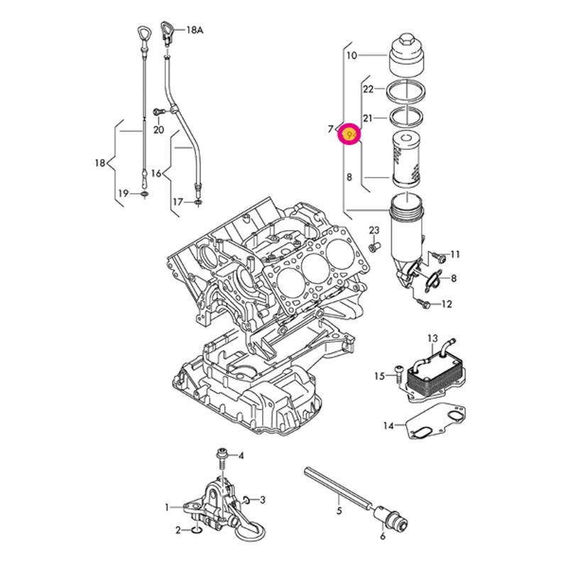 Audi アウディ S4(B8) 8KCGWF用 純正エンジンオイル＋オイルフィルターセット | LINEショッピング