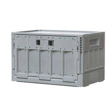 樹德 《真心良品》SHUTER樹德 清水模摺疊收納箱48L -1入 FB5336DR