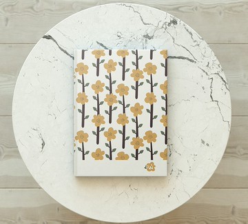 洛可可草莓 WELKIN手創_手工書/筆記本/手帳/日記本-黃花枝枝