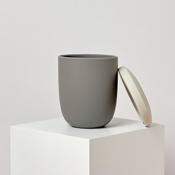 Besovida I 全矽膠小雙杯－黑岩灰