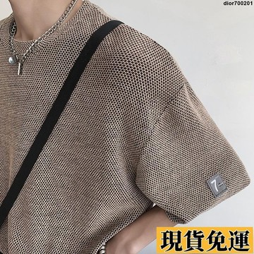 台灣限時熱賣 小衆設計感鏤空短袖T恤男夏季大碼150公斤痞帥高級感重磅寬鬆上衣潮 HLQP