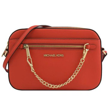MICHAEL KORS JET SET ITEM 經典防刮斜背方包.紅