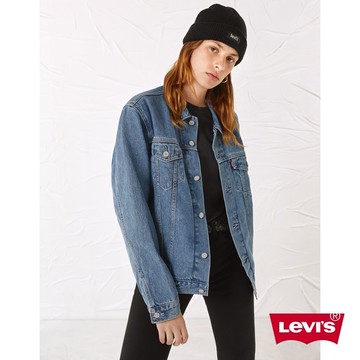 Levis 90年古著牛仔外套 / 寬袖設計 / 天絲棉 / 精工深藍染水洗 女款 A1743-0022 熱賣單品