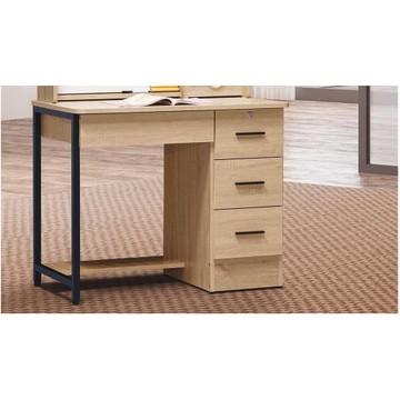 【AS】愛蒙鐵腳四抽書桌下座-91x58x73cm(有兩色可選)