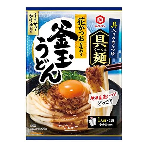 キッコーマン食品 具麺 花かつおを味わう釜玉うどん 70g×5個