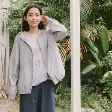 【Dailo】配色和平鳥防曬外套 粉 灰 黃