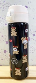 【震撼精品百貨】凱蒂貓_Hello Kitty~日本SANRIO三麗鷗 KITTY不鏽鋼保溫瓶(450ML)-口紅熊#11559