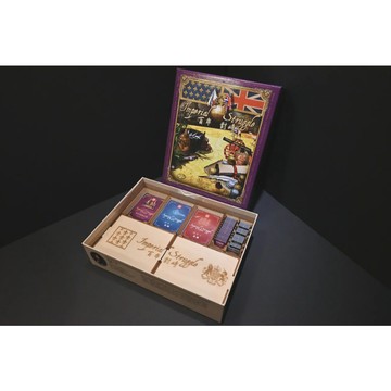 【桌遊侍】百年對峙 烏鴉盒子《免運》正版實體店面快速出貨.木盒.收納.支援厚套.免膠組裝.桌遊收納盒