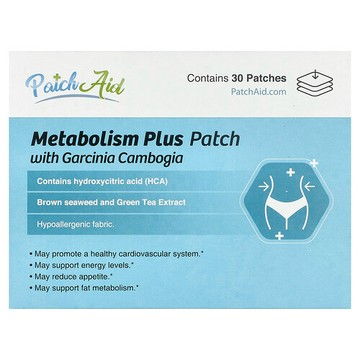 PatchAid, 含藤黃果的代謝加強型貼片，30 片
