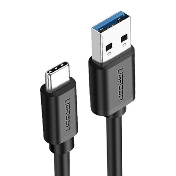UGREEN 綠聯 USB3.0-Type-C快充傳輸線  0.5m  黑色  1條