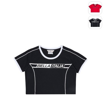 【FILA】女性 短袖圓領T恤-黑色 5TEZ-5419-BK