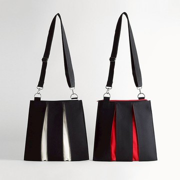 KOSHO ougi 帆布肩背包 禮物 女士 男士 帆布包 日本製 京都 輕量 帶裡布 拉鏈開合 斜挎包