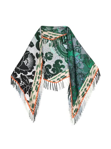 Pierre-Louis Mascia - floral-print silk scarf - women - Silk - One Size - Green