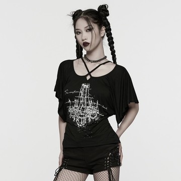 哥德意識之光靈媒吊燈上衣 / 寬鬆版型