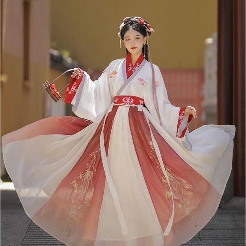 ハロウイン漢服唐装 仙女ドレス 中華古代宮廷服 ワンピース民族衣装 コスチューム 刺繍 漢服 衣装 コスプレ衣装チャイナ舞台ステージ服 通販 Lineポイント最大get Lineショッピング
