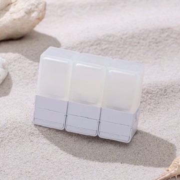 Suzzi｜積木旅行分裝瓶 希臘白S 50ml - 三件旅行組