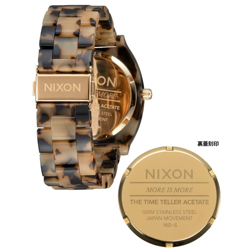 nixon 時計 time トップ teller acetate タイムテラーアセテート a327