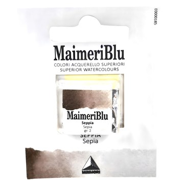 MaIMeRI 美利 塊狀水彩 S2 486 烏賊墨棕  1.5ml  1色